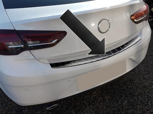 Ladekantenschutz Edelstahl schwarz kompatibel mit Opel Insignia B Grand Sport ab Baujahr 02.2017- Nicht Kombi! 3245158