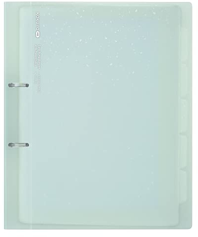 Kokuyo Me 2-Ring Loose Leaf Binder, A4, Up to 100 Sheets, Fragile Mint, Japan Import (KME-TRBPP158LG)