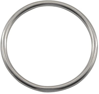 Anneau rond soudé en acier inoxydable 304 M16 x 120 mm pour corde de chien, chaîne de bagages, matériel de sac