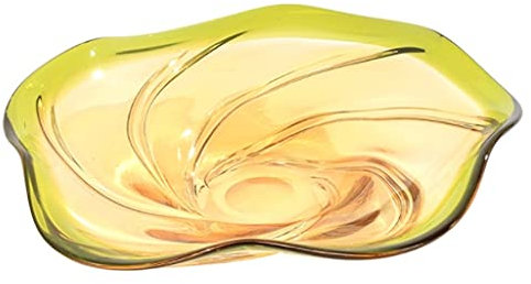 OUSIKA Cesto di Frutta Ciotola di Frutta Vetro Irregolare Cesto di Frutta Snack Piatto di Frutta Secca Decorazione for Soggiorno Tavolo da Pranzo di Casa Tavolino Decorativo for Tavolo Piatti