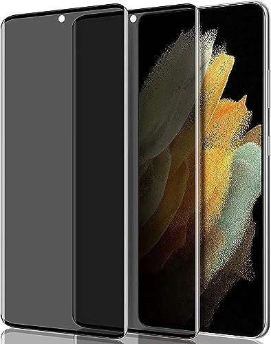 Schutzfolie für Samsung Galaxy S20 Ultra Anti-Spähen Privatsphäre , [2 Stück] Anti Spy Displayschutzfolie,Privatsphäre Schutzfolie 9H Härte Gehärtetes Glas Folie Blasenfrei Blickschutzfolie