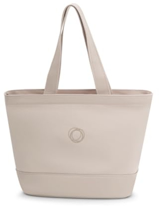 Bugaboo Changing Bag, Nappy Bag with Easy Access Pockets, Insulated Bottle Holder, Changing Mat and 3 Clutches, in Desert Taupe