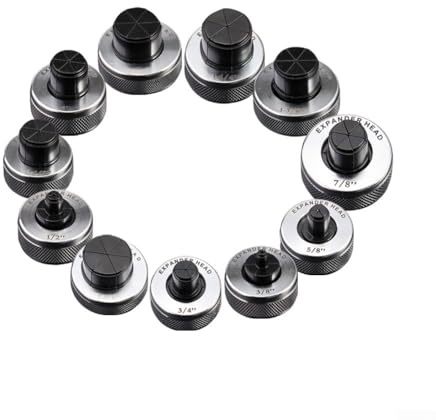1 cabezal expansor de 10 a 42 mm adecuado para expansor de tubo CT-100 o CT-300, cabezal expansor de estampación, cabezal de expansión de tubo hidráulico (35 mm)