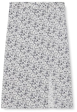 ONLY Onlpiper Life Midi Jupe Fendue Noos Ptm, Bleu, S