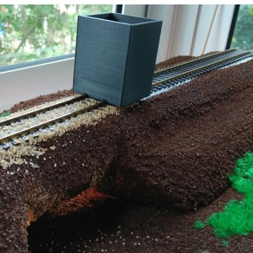 SplashNColor – Ballast à échelle HO pour distribution et étalement des outils de voie de modélisme, outils de train, ballast facile à étaler dans les modèles de chemin de fer à l'échelle HO,