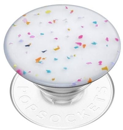 ​​​​PopSockets Phone Grip with Expanding Kickstand, Adhesive Grip - PopOut Circus Regrind White
