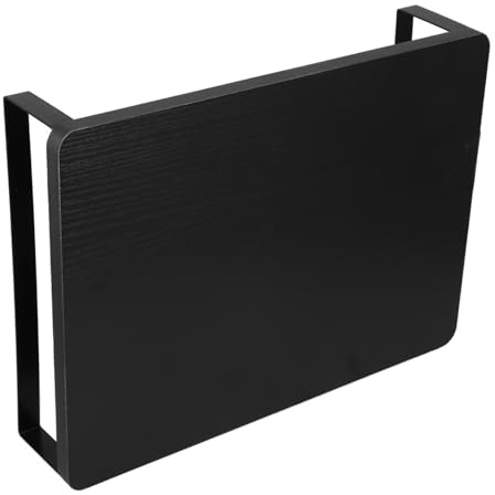 OSALADI Support de Rangement Portable en Métal Noir pour Cuisinière à Gaz Design Simple et Pratique, Cuisine sur Table