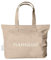 Salt & Sand Strandtasche - Canvas Tasche Damen mit Reißverschluss und Innentasche - Umhängetasche Damen - Premium Qualität made in Europe - Handtasche (beige namasté, XL)