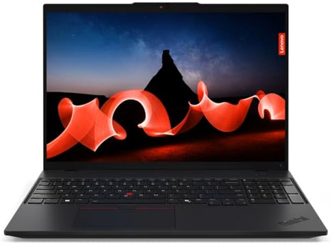 Lenovo Thinkpad L16 G1 Ordinateur Portable 16, Intel Ultra 5 125U, 16GB RAM, 512GB M2 SSD, WUXGA, Windows 11 Pro, Noir, Clavier AZERTY Francais