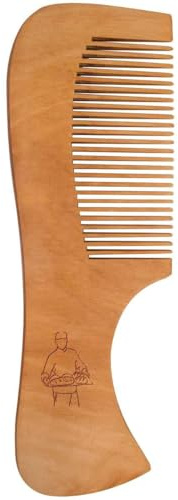 Azeeda 'Baker with Tray' Wooden Comb (HA00059989)