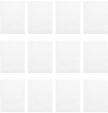 POPETPOP 35pezzi Carta Braille Vuoti in Formato Articoli per Aiutare i Non Vedenti Forniture per Non Vedenti Strumento di Apprendimento Carta da Lettere per Braille Vuota Strumento