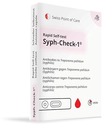 SYPH-CHECK-1® Swiss Point of Care – snabbt självtest för att upptäcka eventuell syfilis-infektion från antikroppar mot Treponema-pallidum