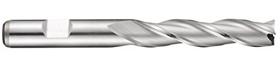 Dormer C34616.0 Series C346 HSS-E 3 Flautas Serie Larga Ranura Taladro/Fresa con Acabado Brillante, Vástago DIN 1835B, Diámetro de Corte de 16.00 mm