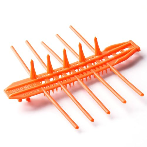 Signumat® Verbiss-Schutzmanschette 03-100, orange, 100 Stück, Verbissschutz, Baumschutz gegen Wildverbiss und Fegeschäden bei Jungbäumen, wiederverwendbar