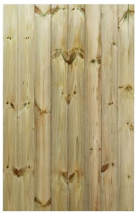 Bespoke Custom Made To Measure UPTO HEIGHT: 5ft (150cm High) Tongue & Groove Fully Framed Flat Top Pathway Garden Pedestrian Gate [Width Between 75CM to 95CM Hinge Pack Option Removed
