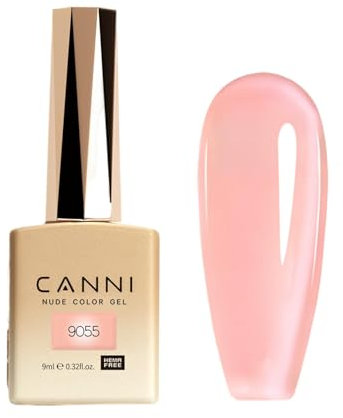 CANNI UV Gellack Natur rosa UV Nagellack Gel UV Transparent pink Töne Serie Farbe Gel Nagellack Soak Off gellack für UV Lampe