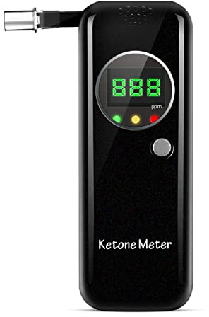 Ketone Breath Tester, Accurate Ketosis Analyzer for Ketosis Breathalyzer with 10 Mouthpieces