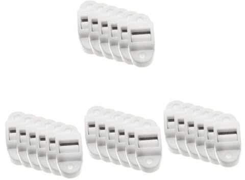 Uonlytech 24pcs Surface-Mounted Belt Guide Shutter Roller Strap Belt Guide Roller Window Cleaning