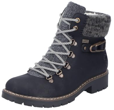 Rieker Damen Y9131 Schnürstiefel, schwarz 00, 38 EU