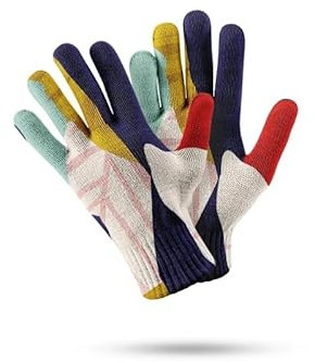 Stretch-Handschuhe Mit Vollem Finger – Pflanzenblattmuster, Vollfingerhandschuhe, Warme Strickhandschuhe Für Den Winter, Arbeits-, Lauf-, Fahrrad- Und Autohandschuhe Für Männer Und Frauen, Bunt