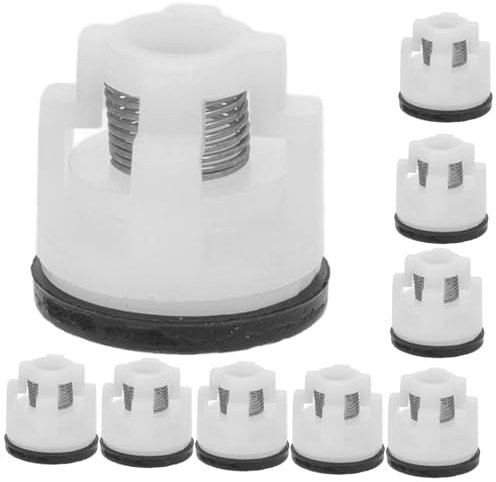 BESPORTBLE 10 Stück Rückschlagventil Kit Hochdruckreiniger Ventilsitze 15mm Ø 14,7mm Kompatibel für Autowaschanlage Haushalt Pumpsystem Zubehör