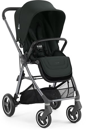 Oyster Gravity+ Stroller/Pushchair in Black Olive with Raincover Birth to 22Kg