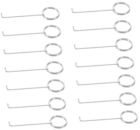 SHINEOFI 50pcs Stainless Steel Drain Grate Puller Hooks Universal Drain Key Lifting Tool for Shower and Bathroom Multi-purpose Sewer Cleaner Hair Remover