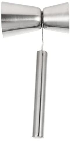 UKCOCO Misurino Cocktail Jigger Testa in Acciaio Inossidabile Solido Dosatore Graduato Professionale per Bar Bicchiere per Vino e Cocktail Design Moderno e Resistente Facile da Usare
