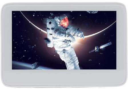 ciciglow Teleskop Elektroniskt Okular, 8,3 MP-sensor 5,0 Tums HD-skärm 4K-videoinspelning Digitalkamera för 30MM-66MM Okular, med WiFi-anslutning och 512GB Minneskortexpansion