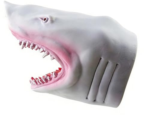 Marioneta de Mano Animal Juguete de imitación realista | Títeres de tiburón para juegos de simulación Para niños, bañera, piscina, hogar, escuela, aula, sala de juegos