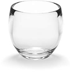 Umbra Droplet Zahnputzbecher, Zahnbürstenhalter, Mundbecher und Becher für Make-Up Pinsel aus Acrylglas, Transparent