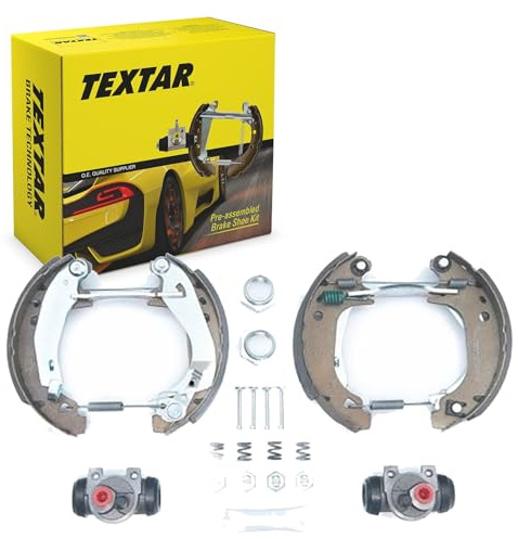 TEXTAR Bremsbackensatz 84038204 | Kompatibel mit: CITROËN AX, SAXO, SAXO Hatchback van, PEUGEOT 106 I, 106 II, 106 Van II Kasten/Schrägheck