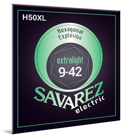 Savarez Saiten Für E-Gitarre Hexagonal Explosion Nickel Ex-Light H50Xl