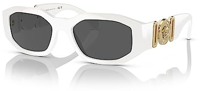 Versace 0VE4361 Occhiali da Sole, Bianco (White), 53 Unisex-Adulto