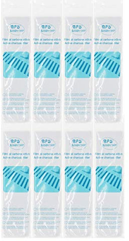 BPS 8Pcs Filtro al Carbón Activo para Aseo de Gatos Arenero Bandeja Arena de Gatos 5x20 cm BPS-5423 * 8