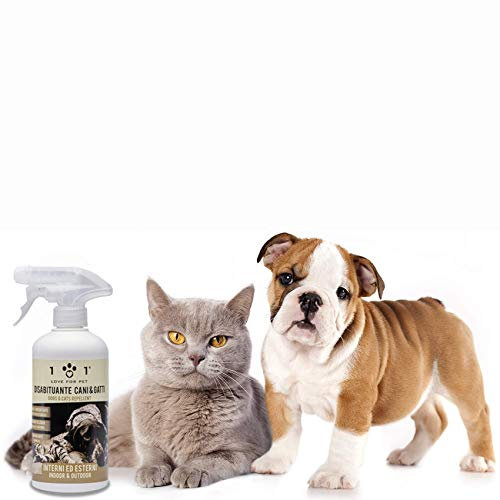 Linea 101 Disabituante Repellente Spray Naturale e Vegetale. 500ml - con Azione Igienizzante, per Cani e Gatti