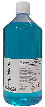 Nagelrengörare för gelnaglar avfettningsmedel rengöringsmedel isopropanol (rengörare blå 1000 ml)