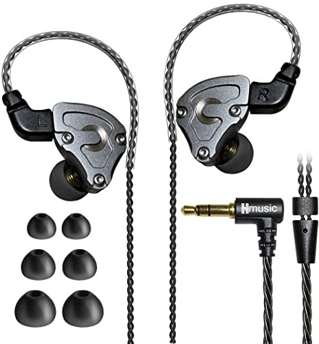 Hmusic IEM hörlurar HiFi Stereo trådbundna