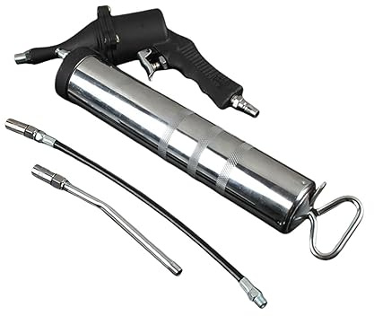 KJOET Pistolet graisseur Manuel à Levier Robuste Pistolets à Graisse pneumatiques avec graissage de buse