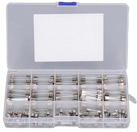 Fusibles à Tube En Verre, 150 Pièces 6x30mm 5x20mm 0,5-30a Fusibles En Verre Kit Assorti De Fusibles à Tube En Alliage, Remplacer Pour les Appareils Ménagers De Voiture