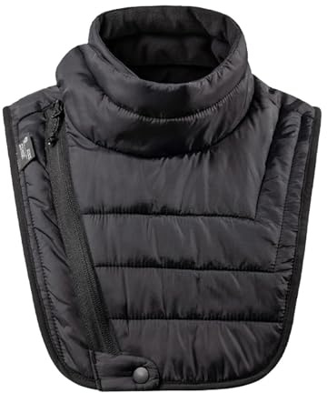 Calentador de cuello de invierno para moto, protección impermeable para cuello y pecho, de algodón, resistente al viento, para motociclismo, equipo a prueba de nieve, 36 X 22 X 8 Cm, Siehe