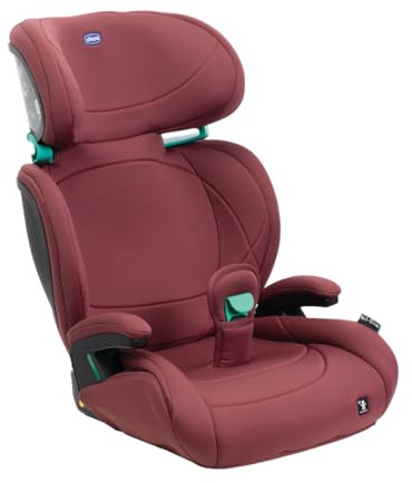 Chicco Quizy Lite i-Size Siège Auto Enfant 3-12 ans (100-150 cm), Environ 15-36 kg, Groupe 2-3, Position Couchage, Hauteur Réglable, Accoudoirs Rembourrés, Confort
