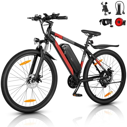 AOIHO E Bike, 27,5 Zoll E-Bike Herren Damen mit 48V 624Wh Abnehmbarer Akku | Reichweite 120km, 250W Motor MTB, E-Mountainbike LCD-Display, E Fahrrad 21-Gang Offroad Elektrofahrrad für Erwachsene mit APP