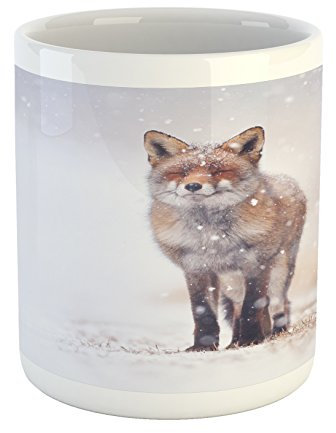 Gracioso Taza de porcelana china Marrón Blanco Con capacidad Taza de motivo cultural 330ML para Colegio,Regalo para parejas,Té time,Casa