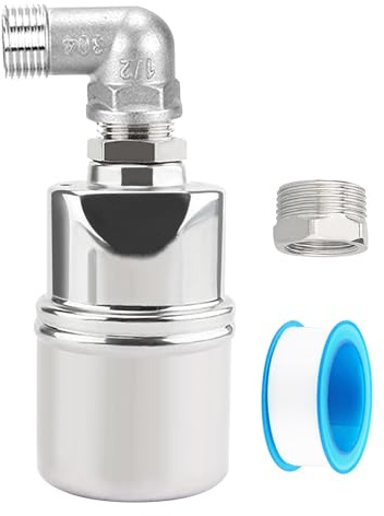 Schwimmerventil, 3/4 Zoll Automatisches Wasserstandskontrollventil für Wassertank Pool, Aquarien –304 Edelstahl Automatisches Befüllen Schwimmerschalter Schwimmerventil