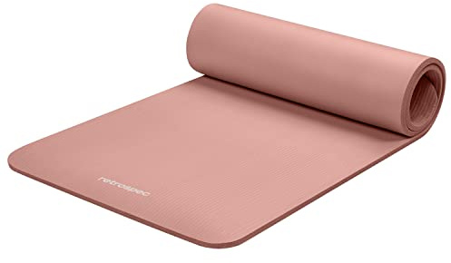 Retrospec Solana Yoga Mat 1/2 Thick w/Nylon Strap for Men & Women - Non Slip Excercise Mat for Yoga, Pilates, Stretching, Floor & Fitness Workouts