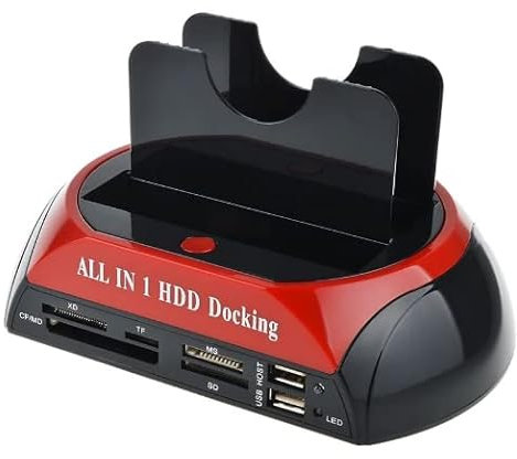 All in 1 HDD Docking Station SATA to USB 2.0/3.0 Adapter for 2.5/3.5 Hard Disk Drive Docking Station Hard Enclosure