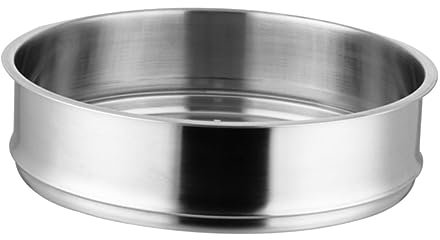 ANSNOW Cuiseur Vapeur En Acier Inoxydable Bao Buns Steamer Fruits de Mer Steamer Dimsum Steam Basket Steam Tray Rack Steamer Basket Dumpling Steamer 304 Wok En Acier Inoxydable Pour Petits Pains Far