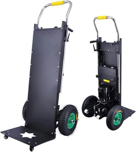 BTURYT Sackkarre Treppensteiger Elektrisch, 1200 W Brushless Motor & 48 V / 36 Ah Wechselakku - Treppenauf Und Abstieg Mit 250Kg Last, S-förmiger Stützarm~/