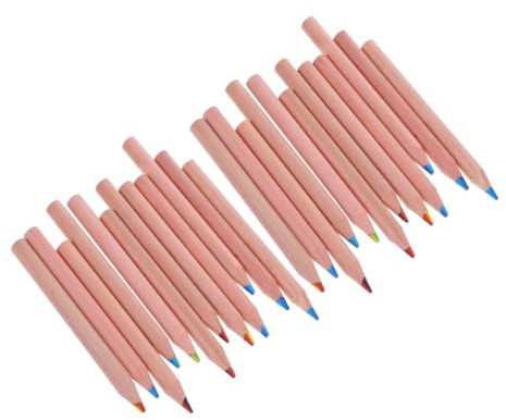SHINEOFI 24piezas Lápices De Colores Cortos Perfectos Para Lápices De Arte y Fáciles De Usar